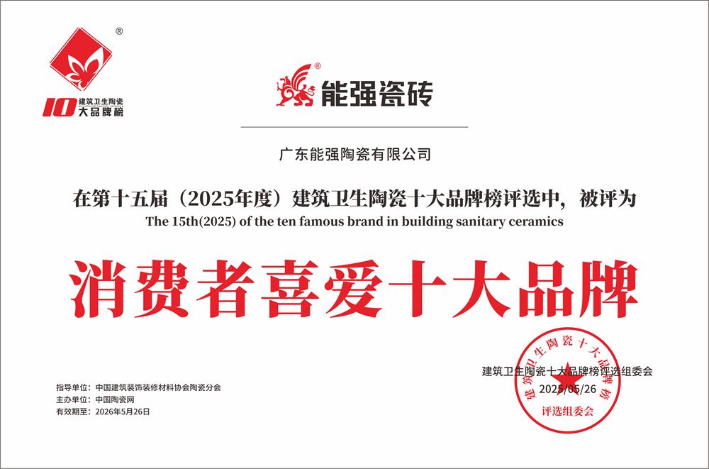 消費者喜愛十大品牌